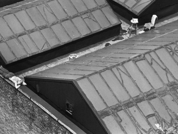 André Kertész, New York Painter on Roof