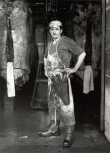 André Kertész, Butcher, Paris, Les Halles
