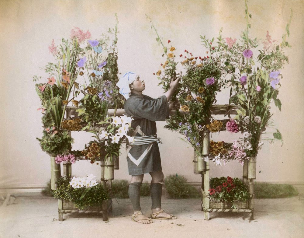 Felice Beato, Flower Seller