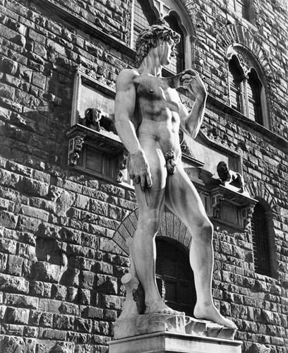John Phillips, Statue of David in Piazza Della Signoria