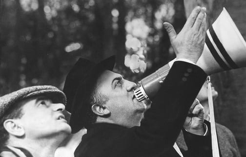 Franco Pinna, F. Fellini and Cameraman Gianni Di Venanzo