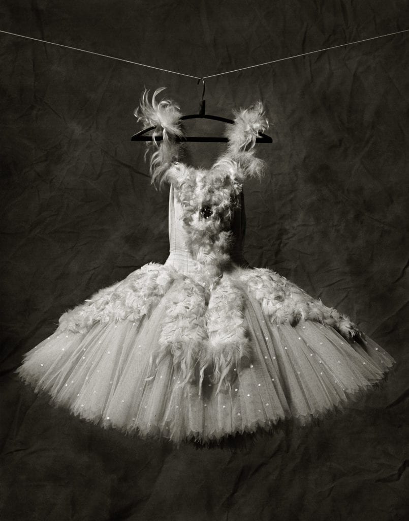 Albert Watson, Anna Pavlova’s Tutu, Mosfilm Museum, Moscow, 1988