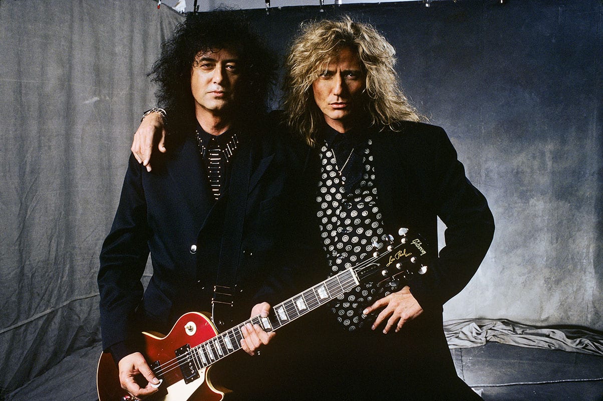 Norman Seeff, Jimmy Page and David Coverdale