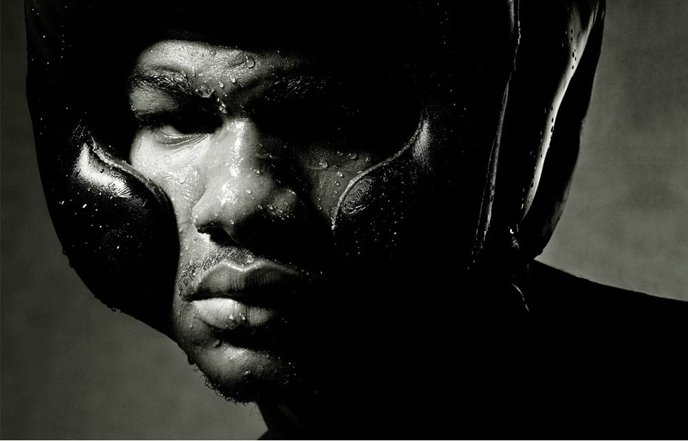 Albert Watson, Riddick Bowe in Headgear, Atlantic City, N.J., 1991, Archival Pigment Photograph