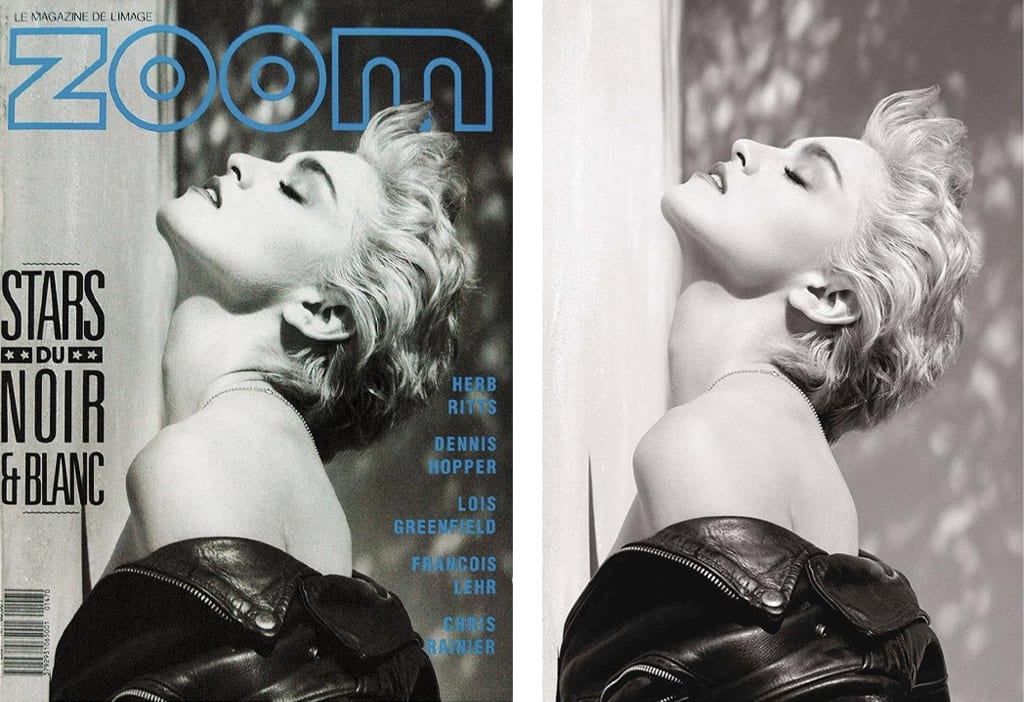 Herb Ritts, Madonna, Hollywood “True Blue,” 1986, Silver Gelatin Photograph