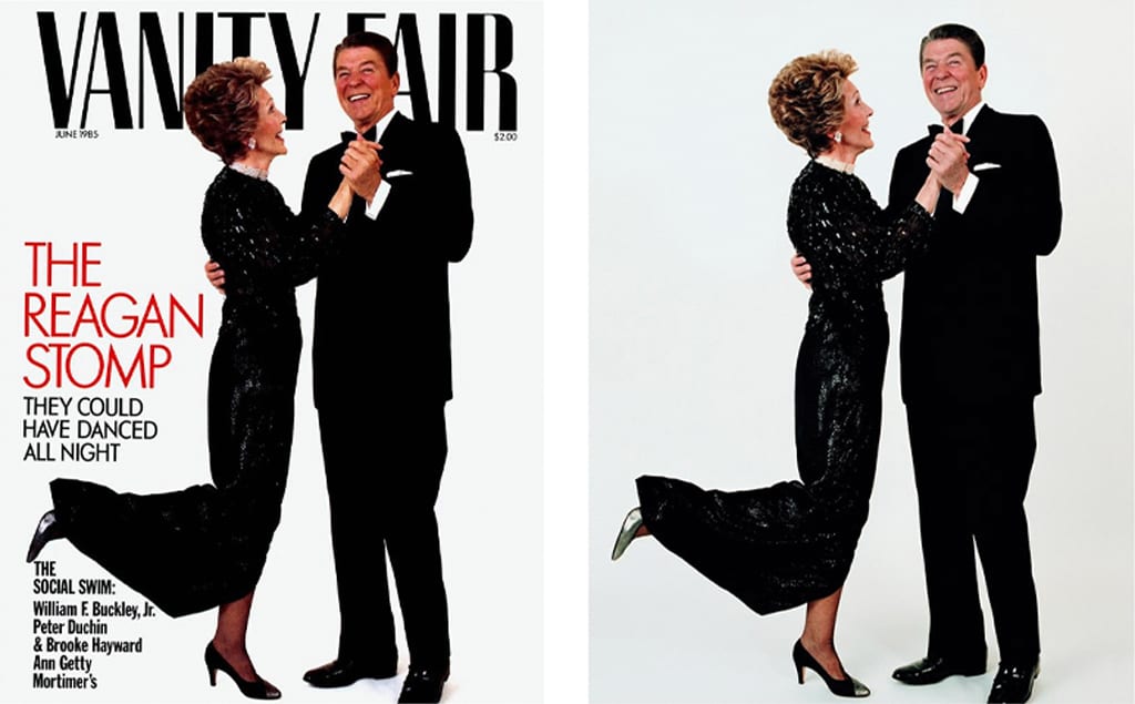 Harry Benson, Reagans’ Dance, The White House, 1985, Archival Pigment Photograph