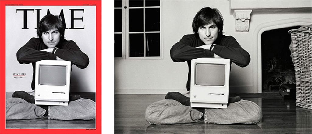 Norman Seeff, Mac on Lap Classic, Steve Jobs, Woodside, CA, 1984, Archival Pigment Photograph