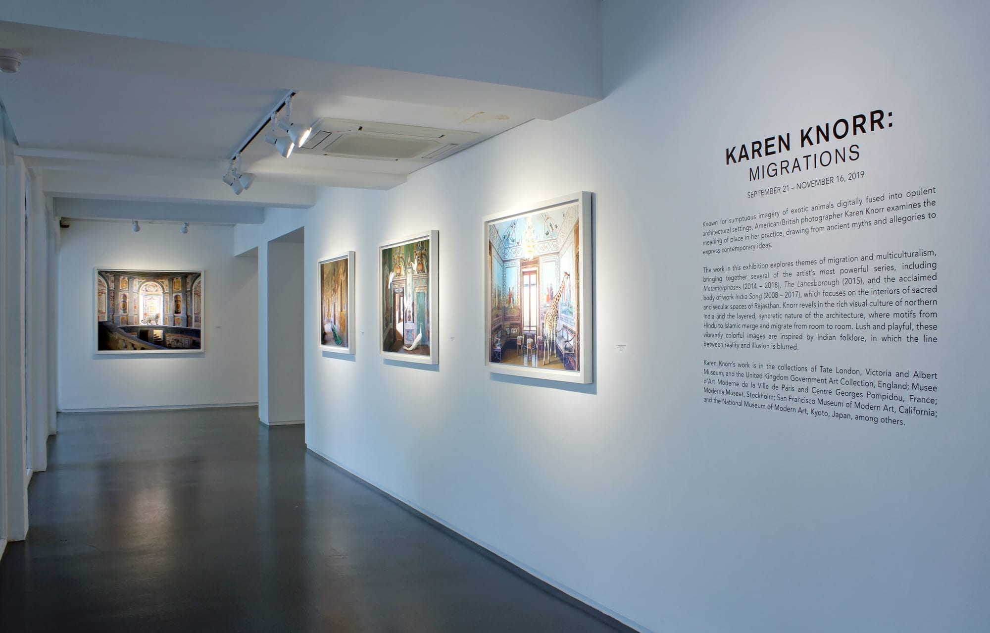 Singapore, 21 September - 16 November 2019, Karen Knorr: Migrations at Sundaram Tagore Gallery