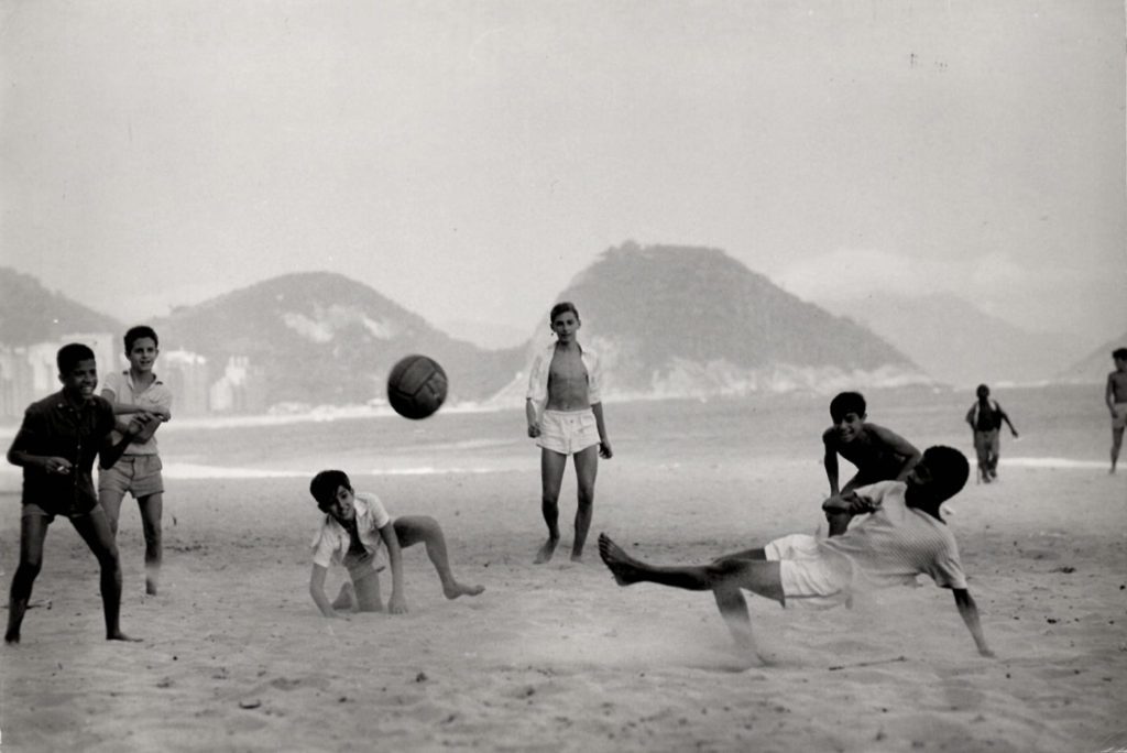Dan Page, Boys Playing at Keeping Soccer Ball in the Air, Copacabana