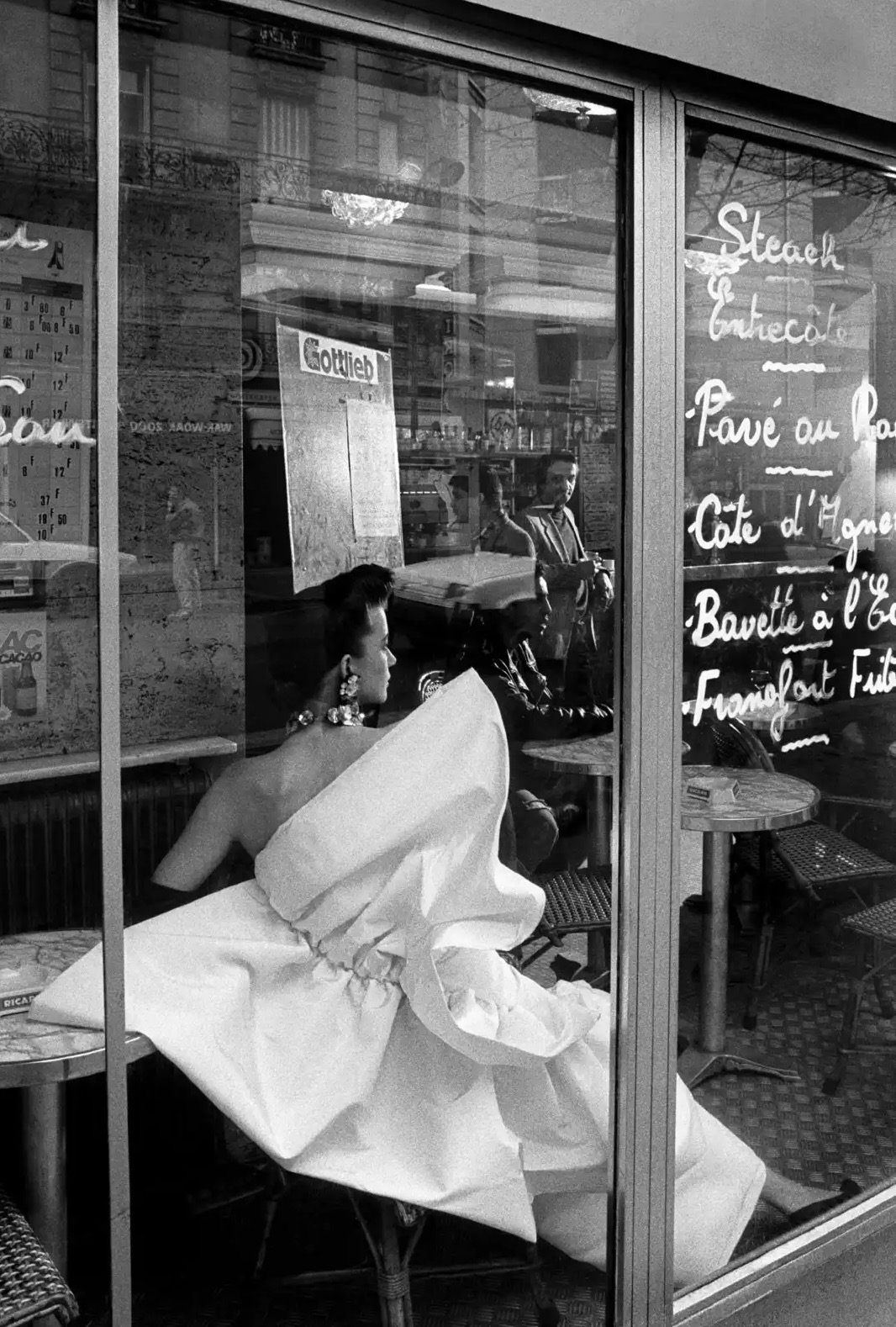 Frank Horvat, For L'Officiel, Dress by Lanvin (B), Paris, France, 1989, Archival Pigment Photograph