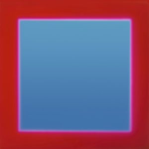 Garry Fabian Miller, The Colour Field, Red Embraces Blue, Lambda C-type Photograph from Unique Dye Destruction Print, 2021