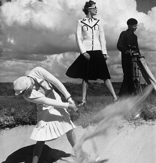 Norman Parkinson, Golfing at le Touquet, 1939, Silver gelatin photograph