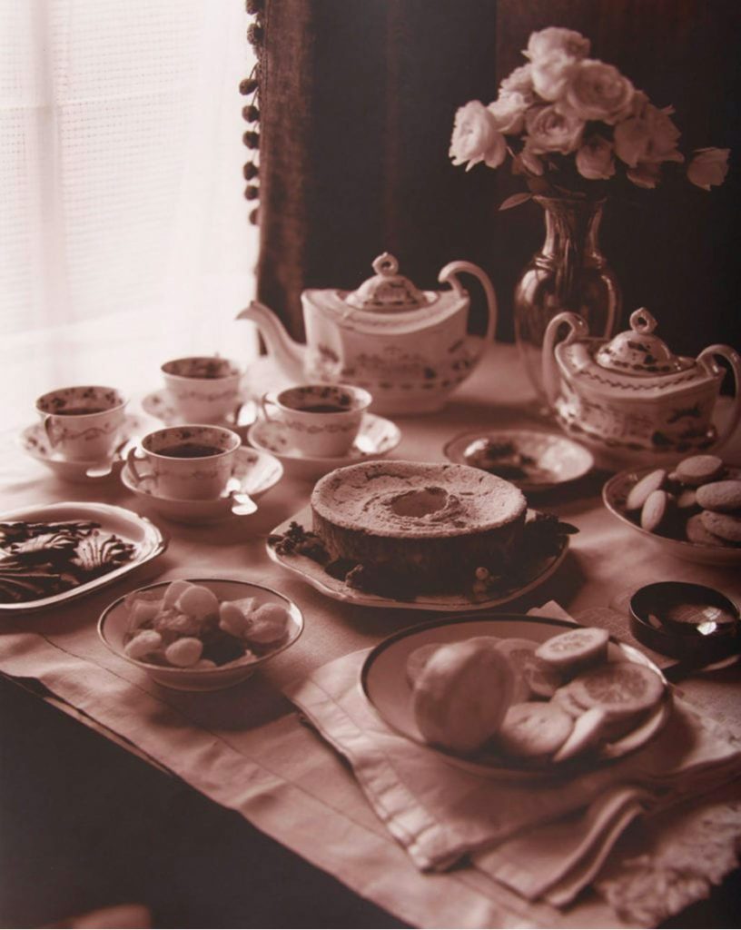 John Dugdale, Pink Lusterware Tea, 1996, Toned Silver Gelatin Photograph