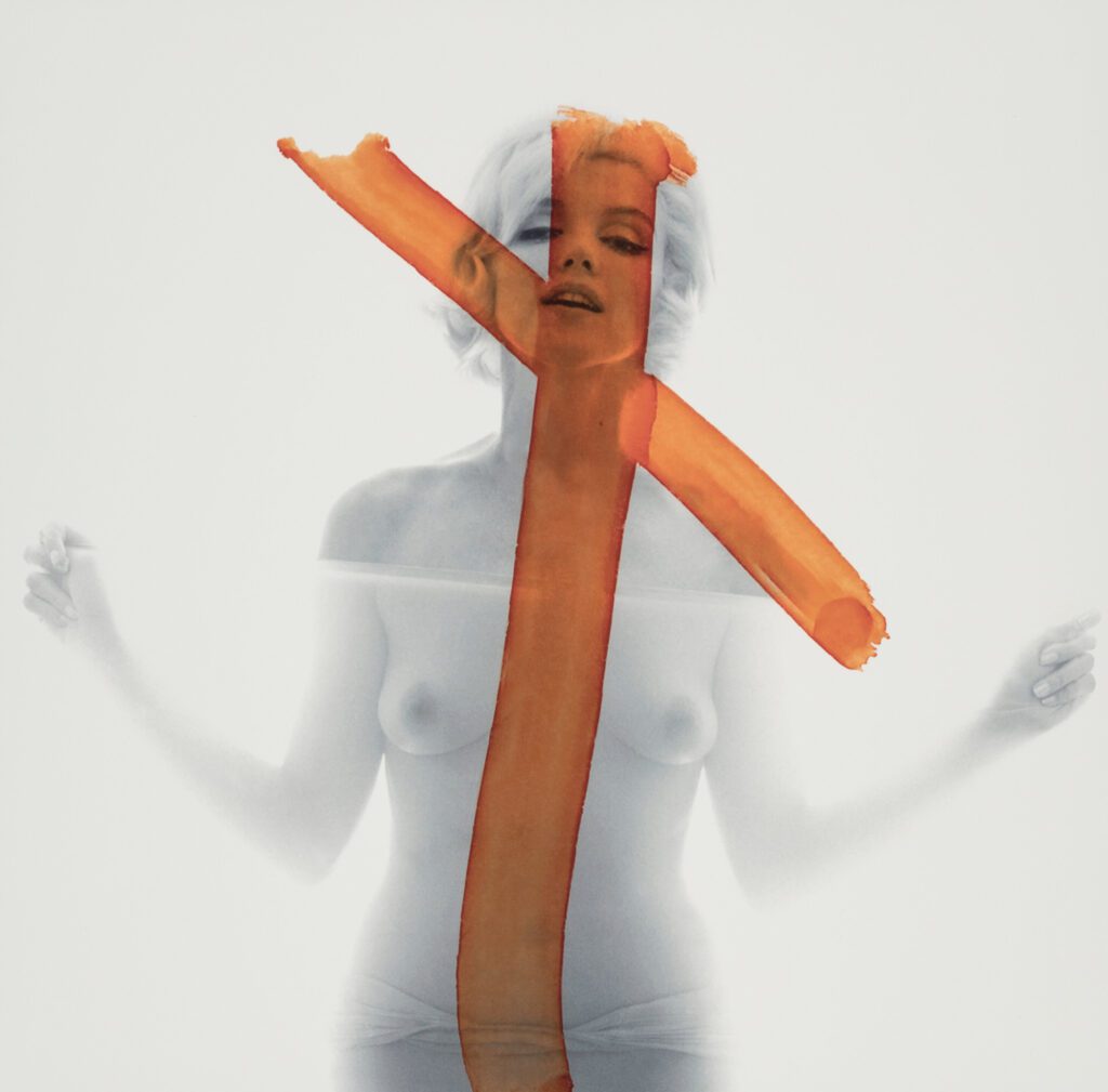 Bert Stern, Marilyn Monroe, Crucifix II (from The Last Sitting), 1962, printed c. 2010, Archival pigment photograph