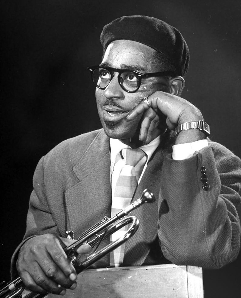 Allan Grant, Dizzy Gillespie "Bebop" King, 1954, Vintage silver gelatin photograph