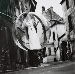 Melvin Sokolsky, On Saint Germain Street, Townspeople going about their chores, February 1, 1963