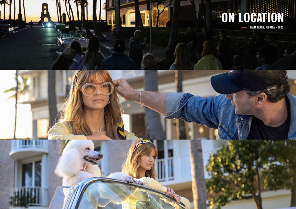 On location for Worth Avenue: Palm Beach, Florida