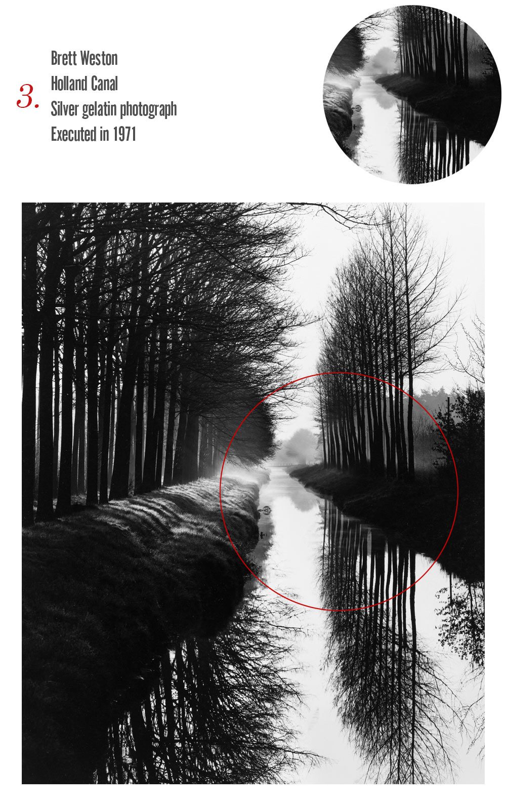 Brett Weston — Holland Canal