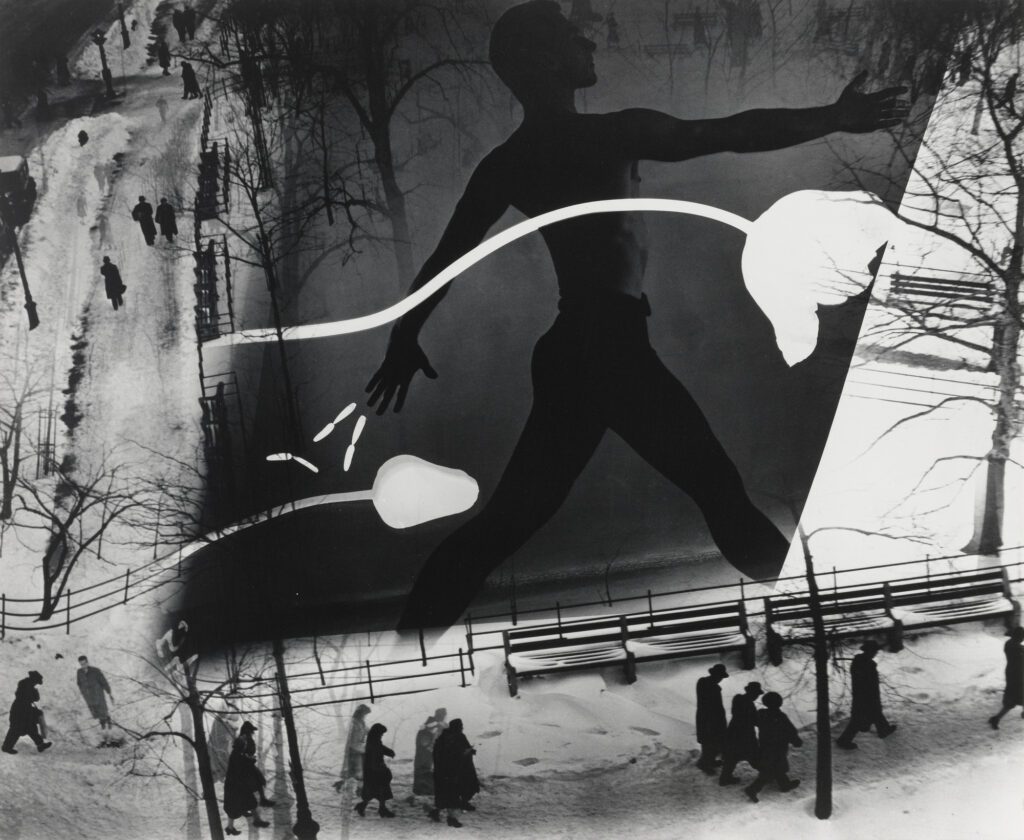 Barbara Morgan, Spring on Madison Square, 1938, Silver gelatin photograph