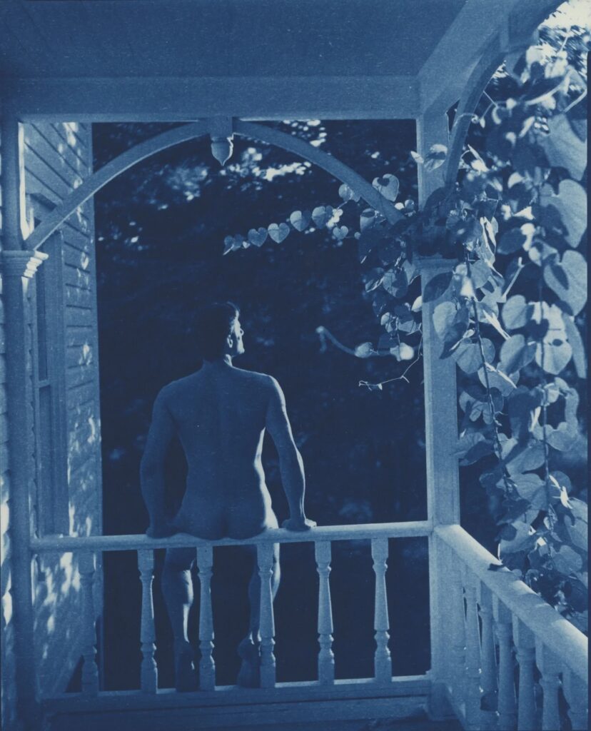 John Dugdale, Smile For Your Lover Comes, 2000, Cyanotype