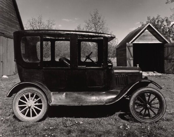 Wright Morris, Model T with California Top, Ed’s Place, ca. 1940’s, Silver gelatin photograph