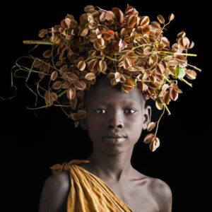 Jean-Baptiste Huynh, Portrait 48, Flower Children, 2021, Archival pigment photograph on baryta paper