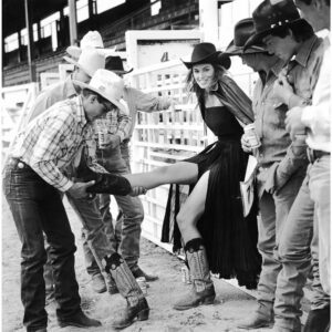 Arthur Elgort, Cindy Crawford Cheyenne, WY, Vogue Italia, 1989