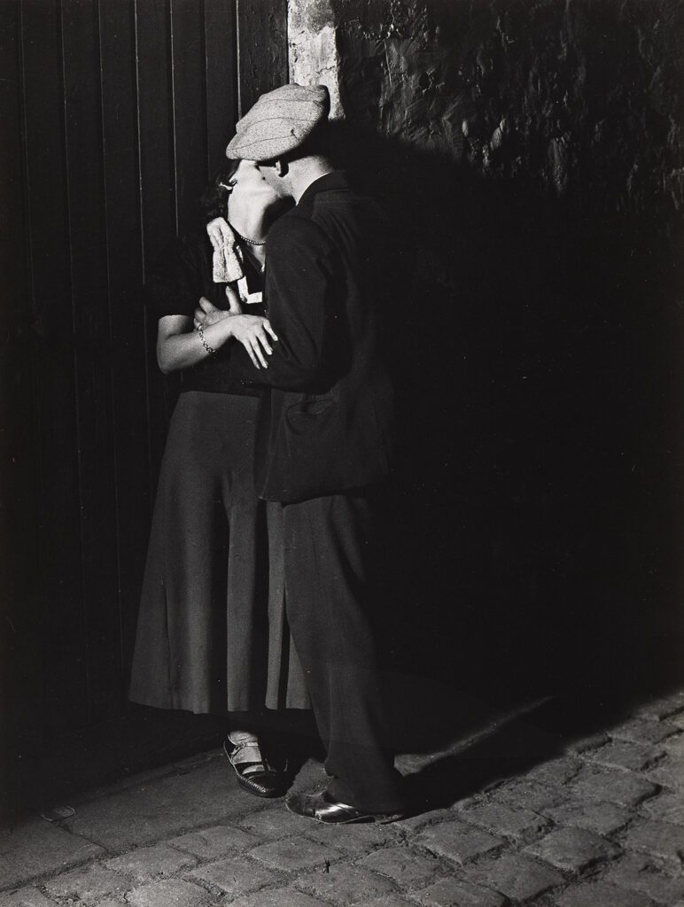 Brassai, Couple d'Amoureux, Quartier Italie, c. 1932, printed c. 1981, Silver gelatin photograph