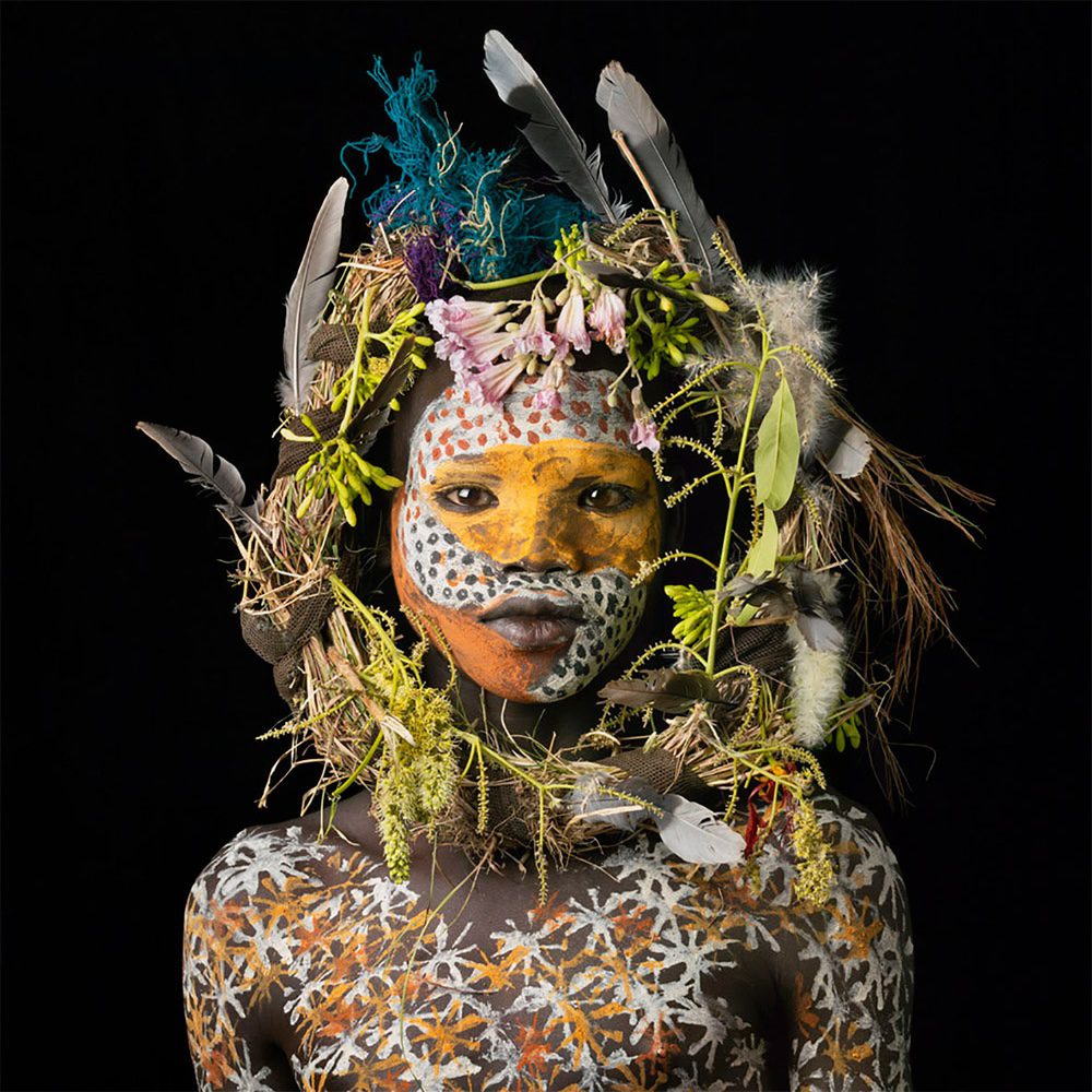 Jean-Baptiste Huynh, Portrait 1, Flower Children, 2023, Archival pigment photograph on baryta paper