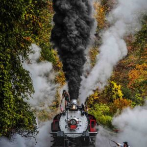 David Yarrow, The Fall (Colour), 2025, Archival Pigment Photograph