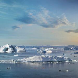 Stephen Wilkes, The Great July Melt, Ilulissat, Greenland, Day to Night, 2019, Fuji Flex Archival Photograph