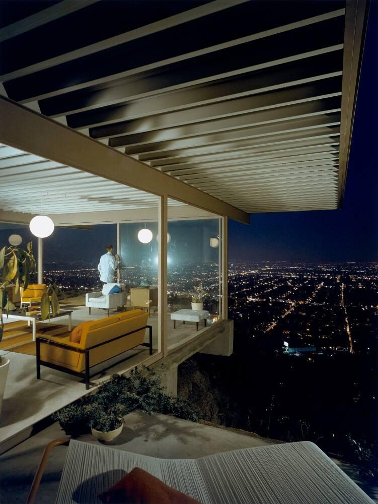 Julius Shulman, Case Study House #22 Playboy. Los Angeles, Ca. Pierre Koenig, 1960, Archival pigment photograph