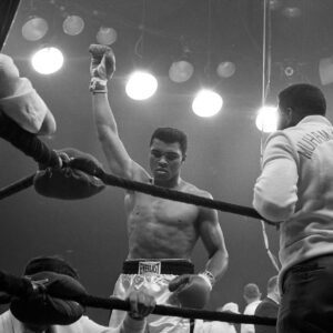 Howard Bingham, Muhammad Ali after Knocking Out Sonny Liston, 1965, Silver gelatin photograph