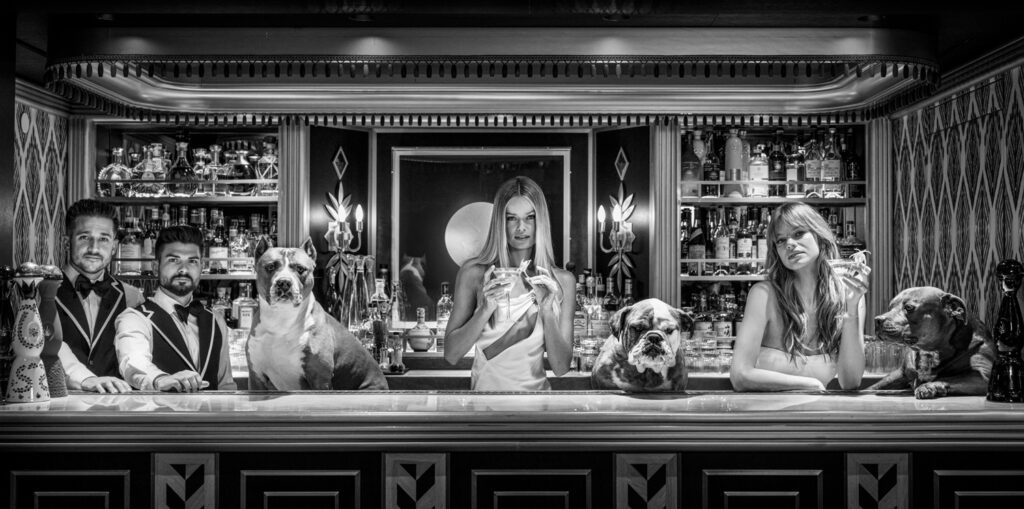 David Yarrow, The Dogs Of Palm Beach, 2025, Archival Pigment Photograph