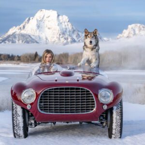 David Yarrow, The White Lady (Colour), 2025, Archival Pigment Photograph