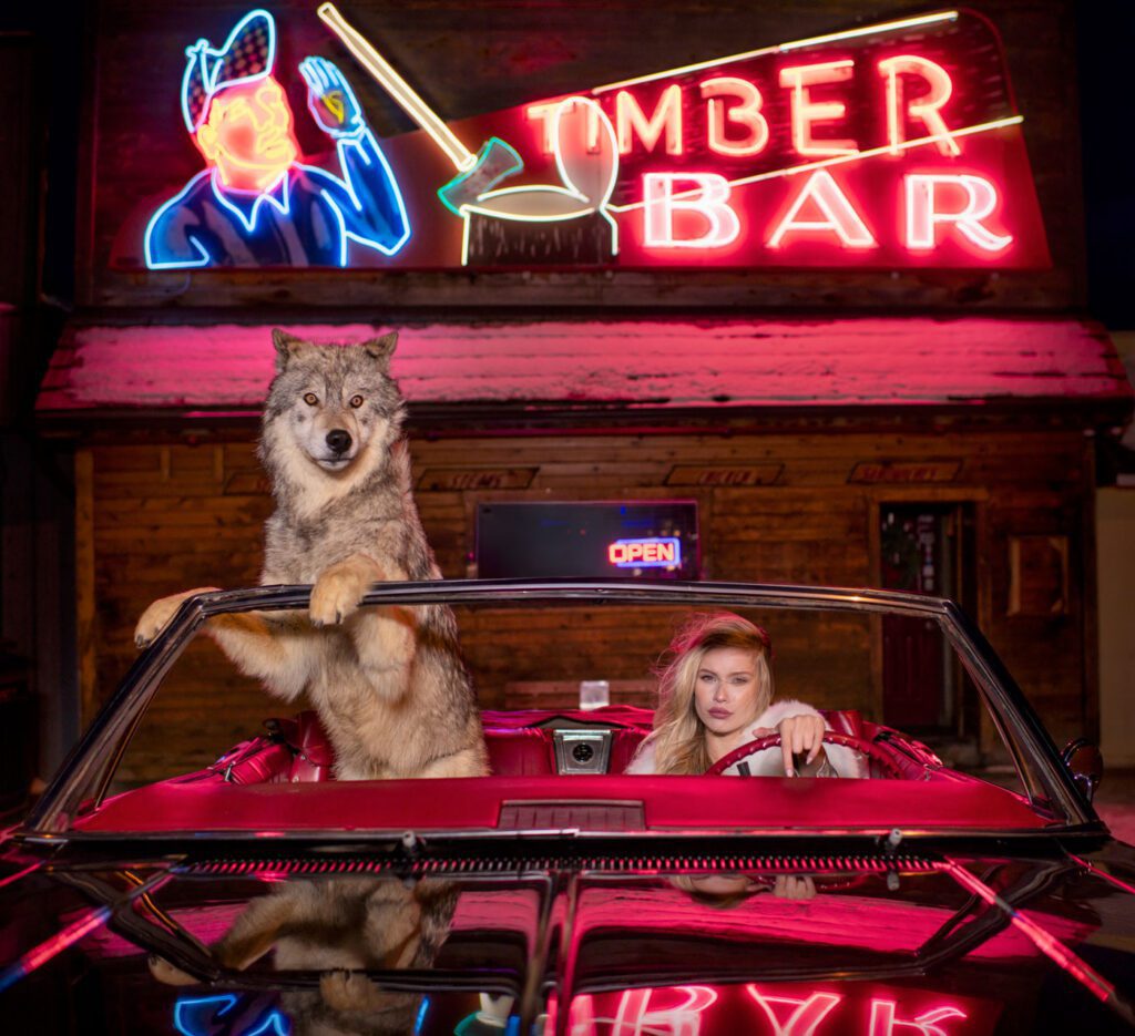 David Yarrow Coyote Ugly (Colour)