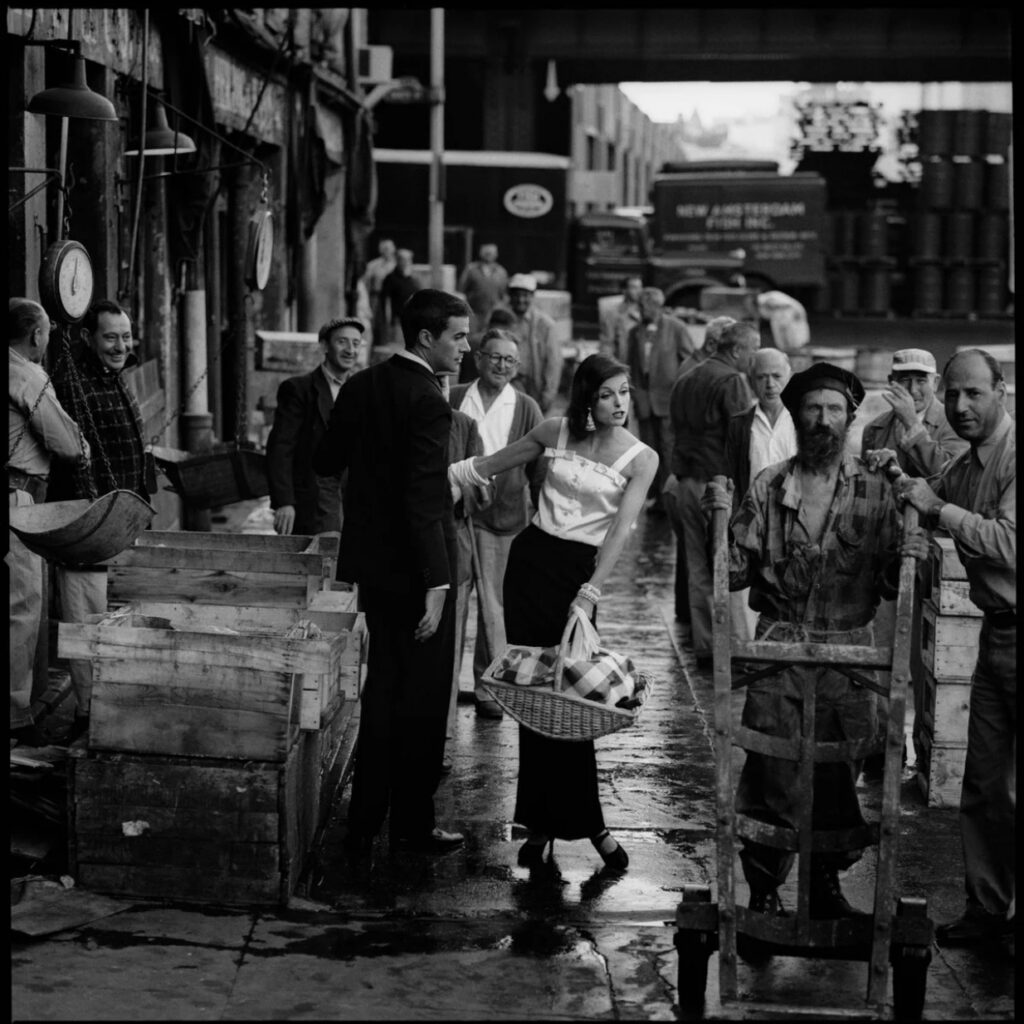 Jerry Schatzberg - Anne St. Marie, Fish Market, New York