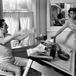 Brian Hamill, Robert De Niro, as boxer Jake La Motta, and Lori Anne Flax, as Irma, in a scene from the Martin Scorsese-directed film 'Raging Bull'