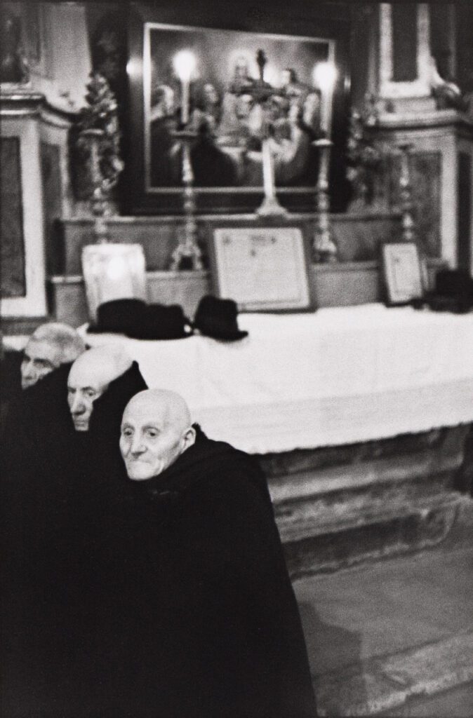 Henri Cartier-Bresson, Midnight Mass in Scanno, Abruzzo, Italy, 1951, Silver gelatin photograph