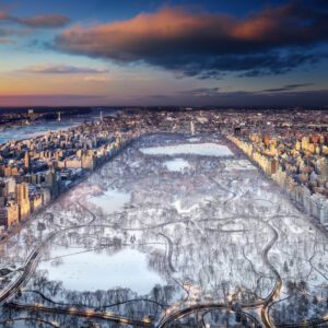 Stephen Wilkes, The Four Seasons, View of Central Park, Winter, Day to Night, 2026, Fuji Flex Archival Photograph