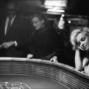 Marilyn Monroe Gambling With John Huston During Production of ‘The Misfits