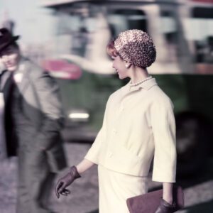 Georges Dambier, Sophie Litvak, Avenue Messine, Paris, 1953, Archival pigment photograph
