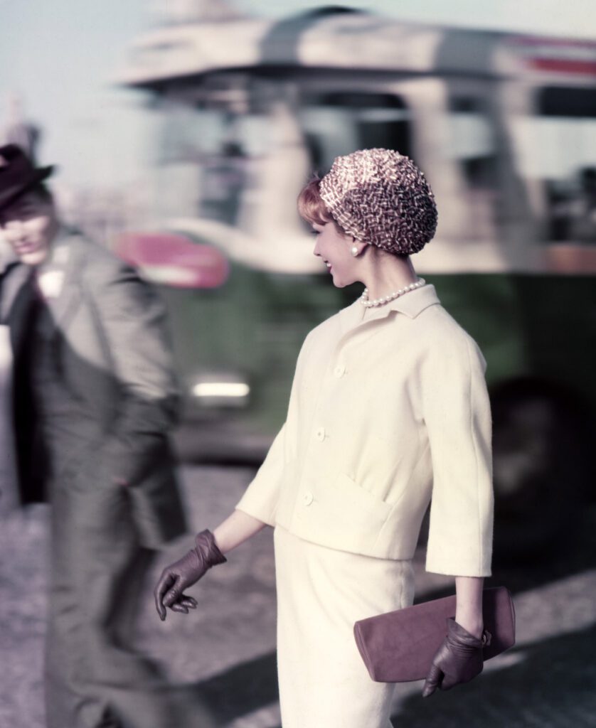 Georges Dambier, Sophie Litvak, Avenue Messine, Paris, 1953, Archival pigment photograph