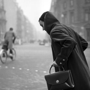 Georges Dambier, Sophie Litvak Avenue Messine, Paris, 1953, Silver gelatin photograph