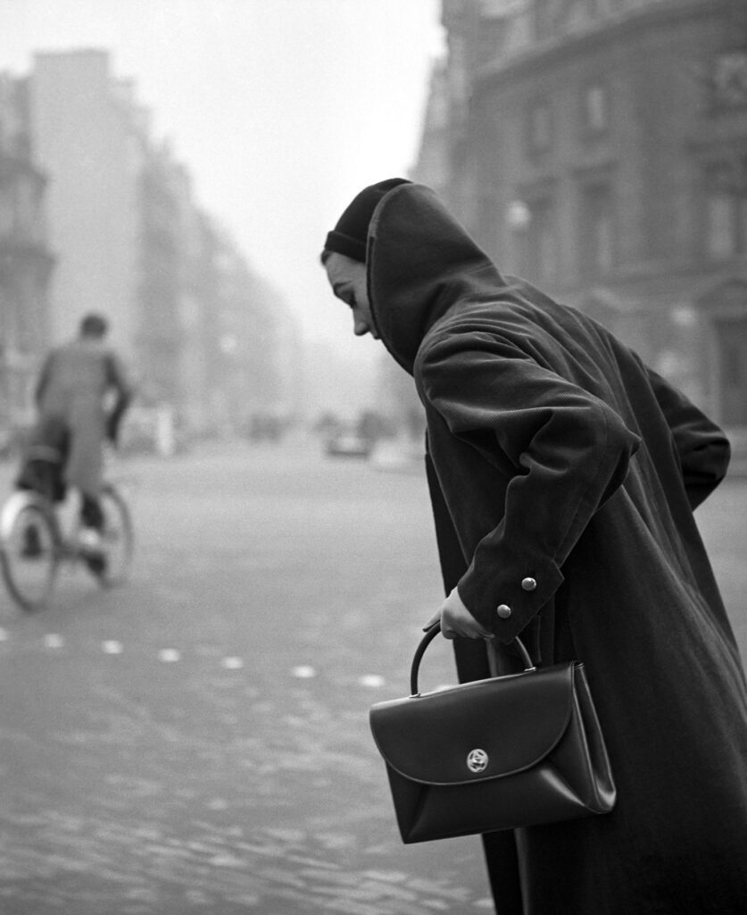 Georges Dambier, Sophie Litvak Avenue Messine, Paris, 1953, Silver gelatin photograph