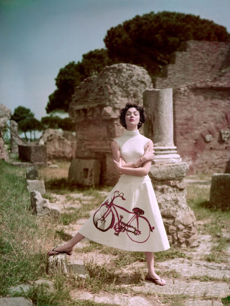 Georges Dambier, Ivy Nicholson, Ostia, Italy, 1952, Archival pigment photograph