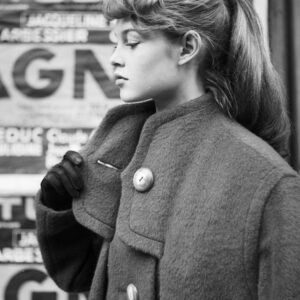 Georges Dambier, Gunina en Givenchy, Paris, 1955, Silver gelatin photograph
