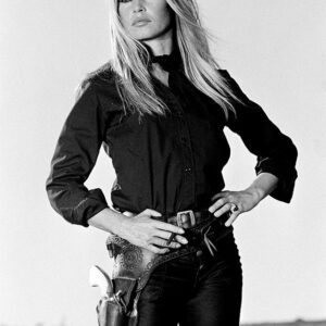 Terry O'Neill, Brigitte Bardot in Les Petroleuses, 1971, Silver gelatin photograph