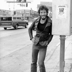 Terry O'Neill, Bruce Springsteen in Los Angeles, 1975, Silver gelatin photograph