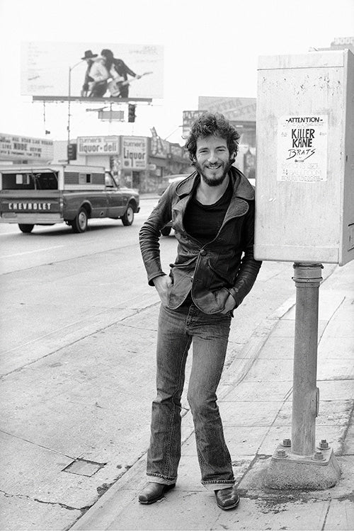 Terry O'Neill, Bruce Springsteen in Los Angeles, 1975, Silver gelatin photograph